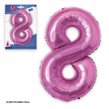 Globe en polyamide 1m fuchsia 8