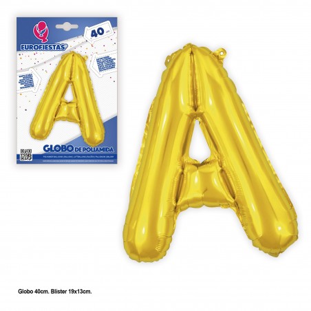 Ballons en polyamide 40cm. l'éclat de l'or