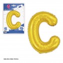 Ballons en polyamide 40cm. paillettes d'or c