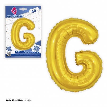 Ballon en polyamide 40cm.doré brillant g