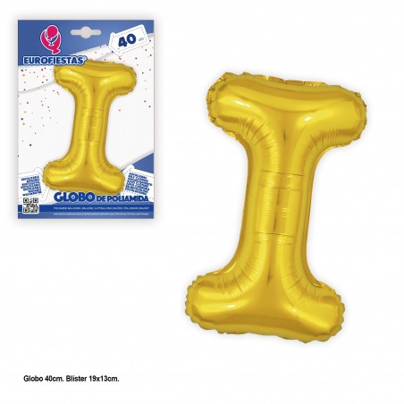 Ballons en polyamide 40cm paillettes dorées i