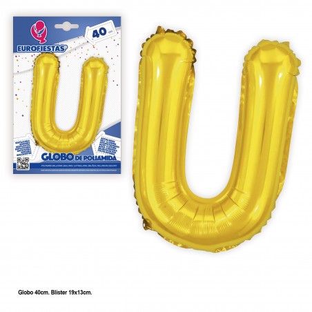 Ballons 40cm en polyamide.paillettes or u
