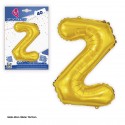 Ballon polyamide 40cm. paillettes d'or z