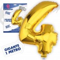 Ballons en polyamide 1m 4 or