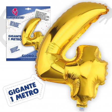 Ballons en polyamide 1m 4 or