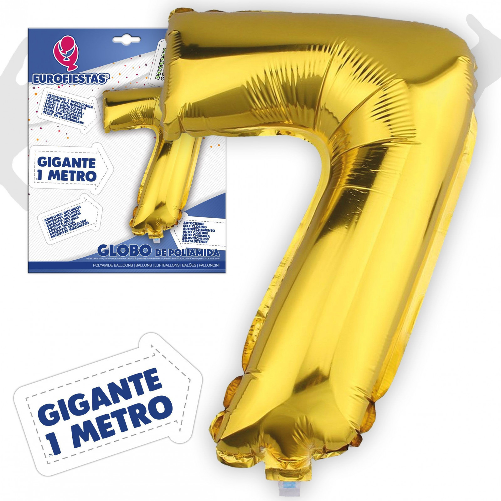 Ballons en polyamide 1m 7 or