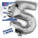 Ballons en polyamide 1m 5 argent