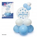 Set de ballons mon baptême bleu