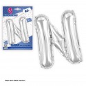 Ballon polyamide 40cm argent brillant n