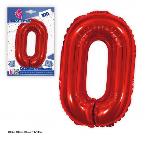 Ballon polyamide 1m rouge 0
