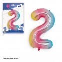 Ballon polyamide 40 cm nuances 2