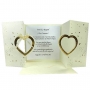 Cartes d'invitation de mariage dorées bon marché