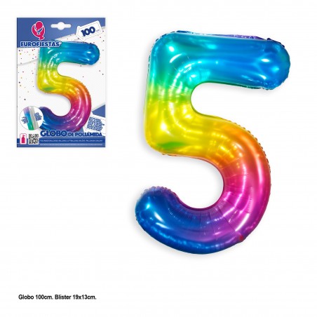 Globe en polyamide 1m couleurs vives 5