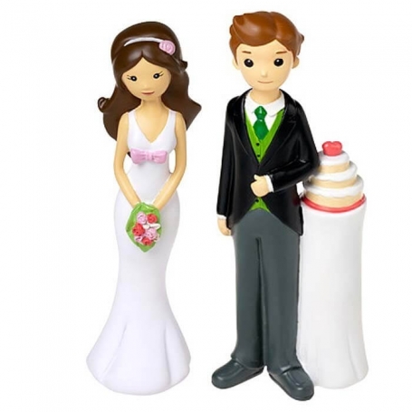 Figurine femme pour gâteau de mariage