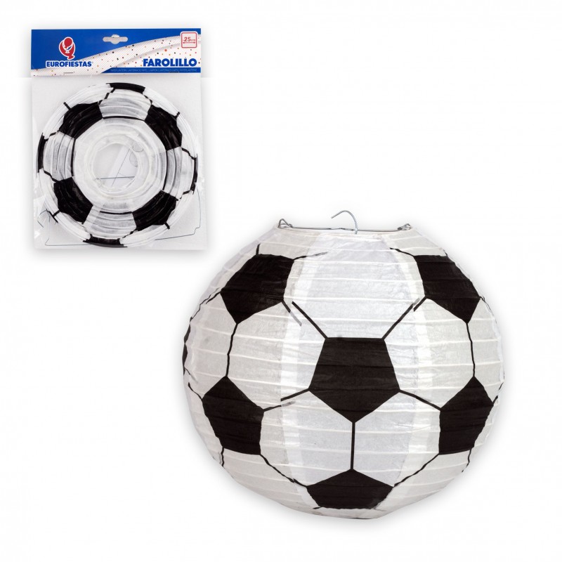 Lanternes rondes de football de 25 cm