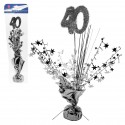 Centre de table 40 argent