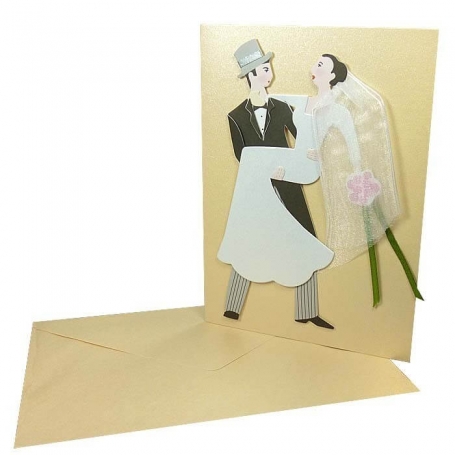 Invitations de mariage pour de beaux mariés