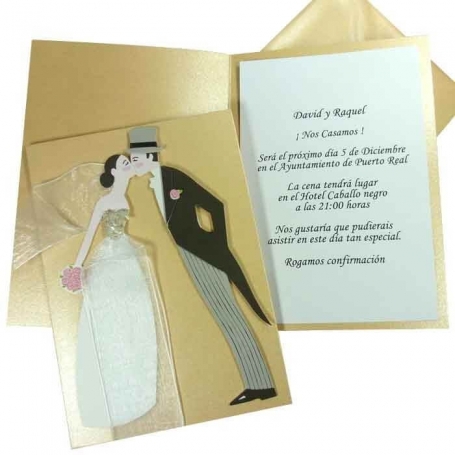 Invitations de mariage Kiss