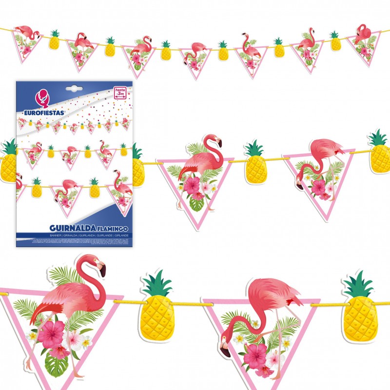 Guirlande de flamants roses