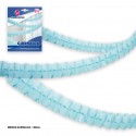 Guirlande en papier 3,6 m bleu