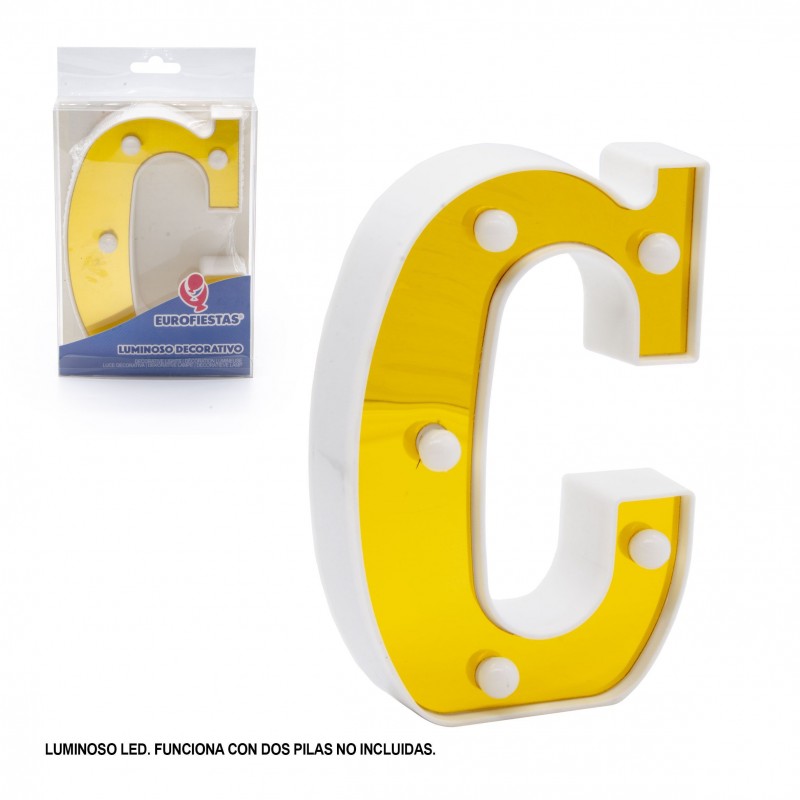 Led lettre 16cm or c