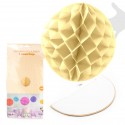 Boule abeille 1u.38cm beige