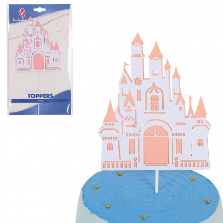 Topper château rose