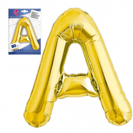 Ballon en polyamide lettre a hauteur 80cm