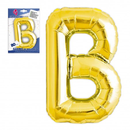 Ballon en polyamide lettre b hauteur ˜80cm.