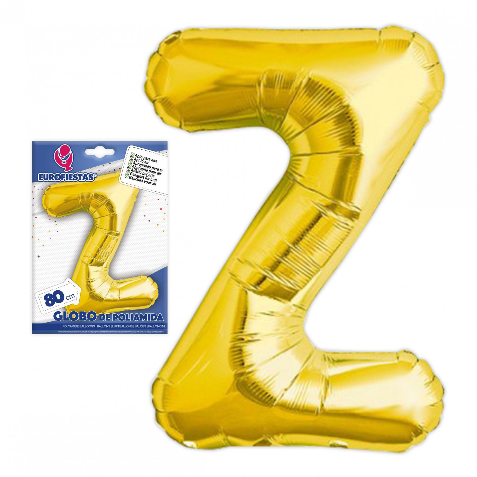 Ballon polyamide lettre z hauteur 80cm