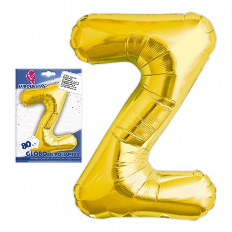 Ballon en polyamide lettre z hauteur ˜80cm.