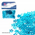 Confettis étoiles bleu brillant