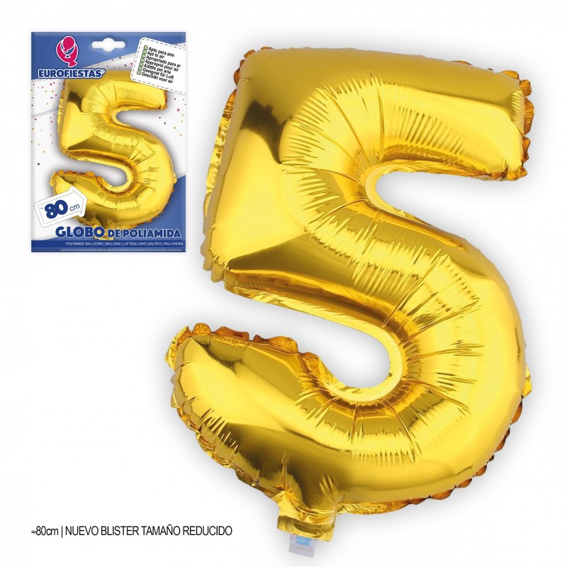 Ballon en polyamide numéro 5 hauteur 80cm