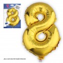 Ballon en polyamide numéro 8 hauteur 80 cm