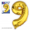Ballon en polyamide numéro 9 hauteur 80 cm