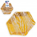 Plats collection veines d'or