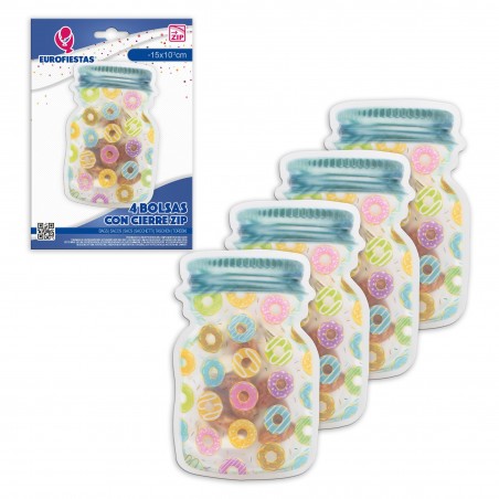 Sac zippé 4pcs petit bateau donut
