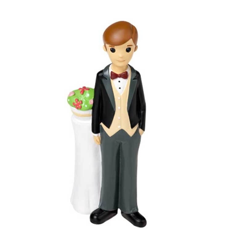 Figurine de gâteau de mariage mari