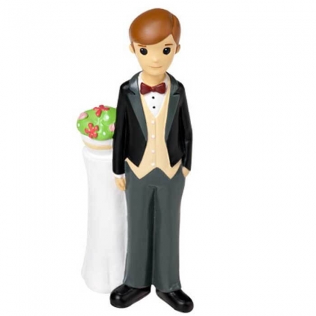 Figurine homme pour gateau mariage