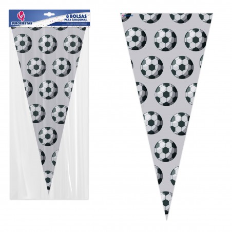 sac bonbon triangle 40x17 5cm football