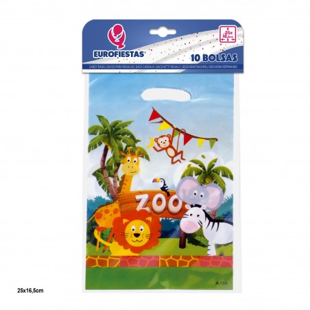 Sacs 10 25x16,5cm Zoo