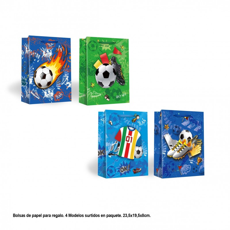 Sac Cadeau Football 4 Modèles Petit Sac Cadeau Football 4 Modèles Petit