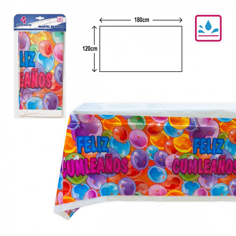 Nappe fête ballons 1 2x1 8m
