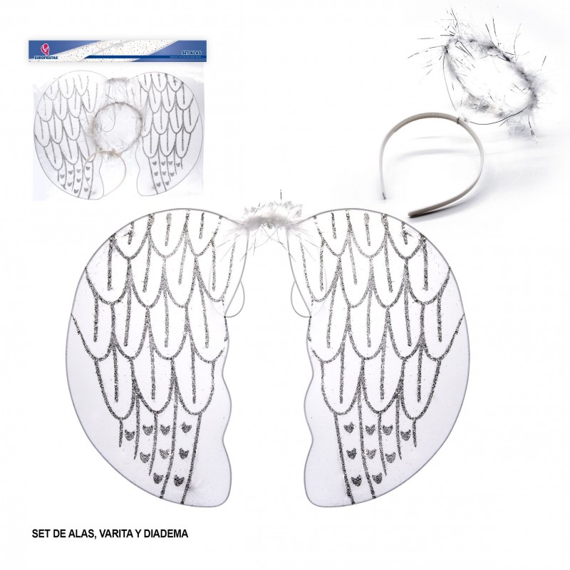 Ensemble d'ailes blanches