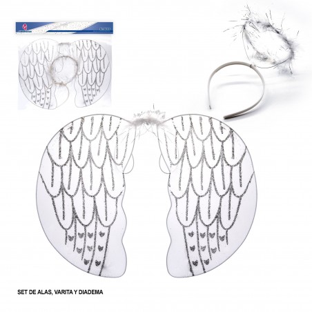 Ensemble d'ailes blanches
