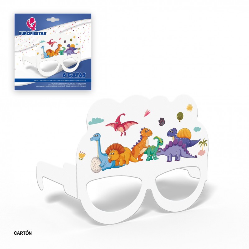 Masque en carton collection dinosaure