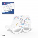 Masque en carton collection licornes