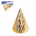 Chapeau collection rayures or