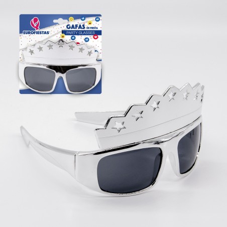 Lunettes de fête couronne avec étoiles