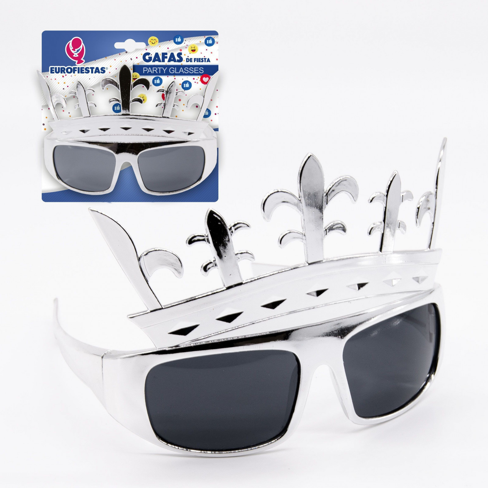 Lunettes de fête couronne